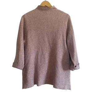 Tahari Mauve Mock Turtleneck Sweater